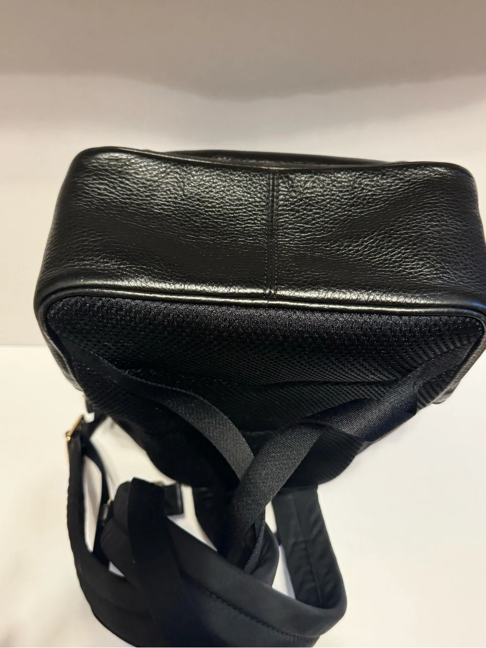 Coach Black & Brown Signature Mini Backpack
